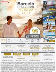 TEMPORADA 2017 HOTEL BARCELO